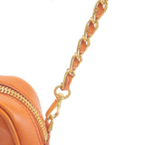 Prada Logo Leather Chain 2Way Bag Shoulder Bag Orenge BL0705