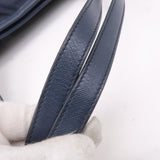 Prada Nylon Leather Tote Bag Shoulder Bag Navy 1BG401