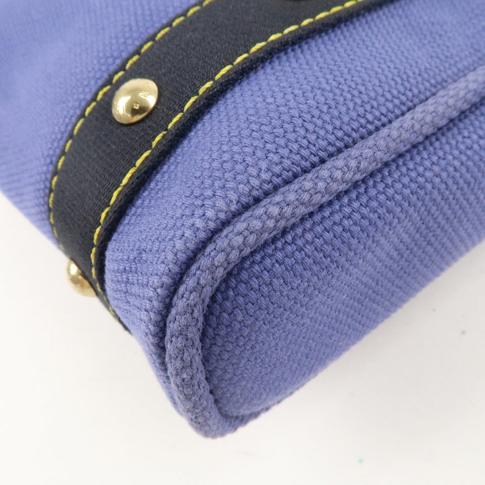 Louis Vuitton Antigua Cabas PM Hand Bag Blue M40090