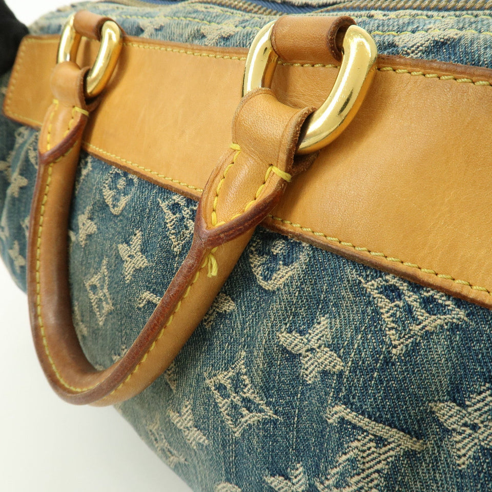 Louis Vuitton Monogram Denim Neo Speedy Boston Bag Blue M95019