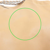 Prada Logo Leather Chain Tote Bag Beige