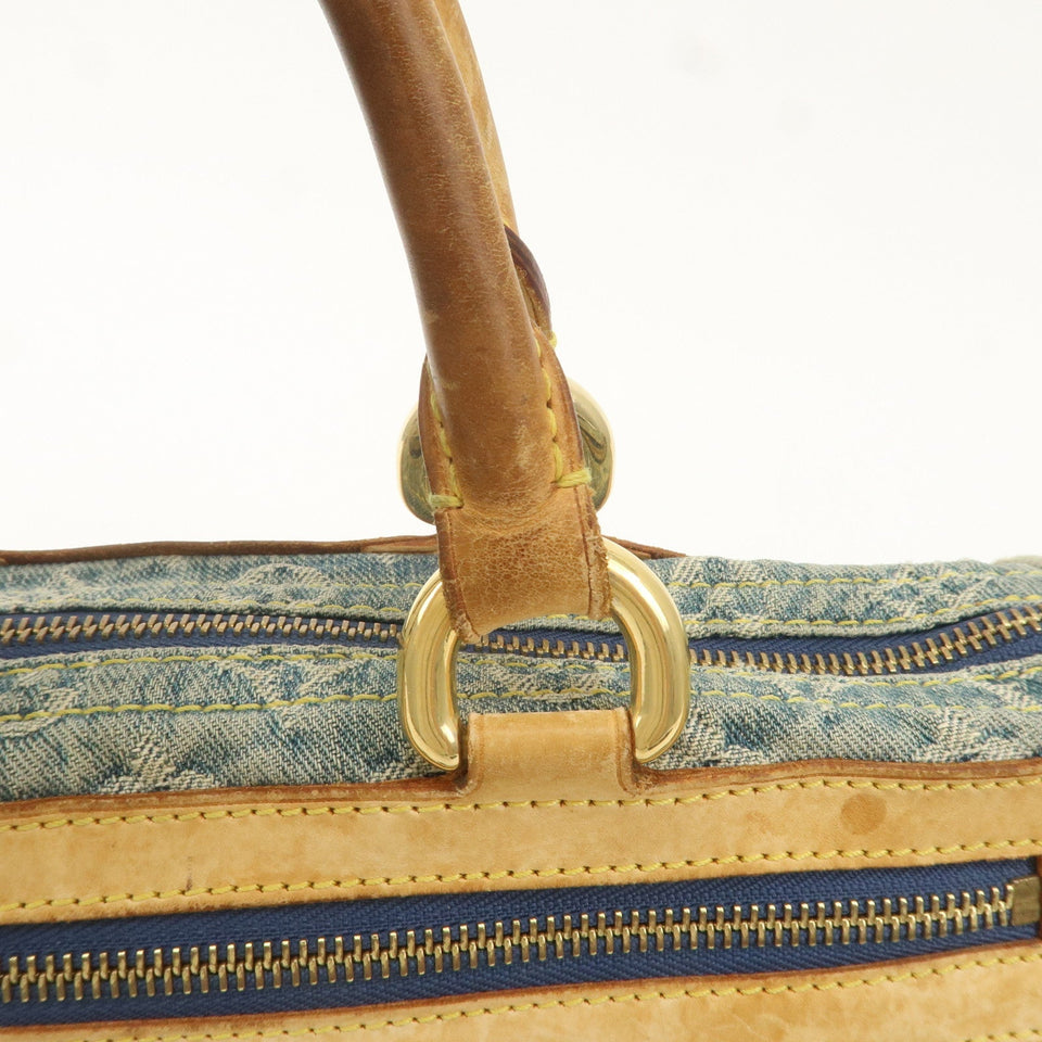 Louis Vuitton Monogram Denim Neo Speedy Boston Bag Blue M95019