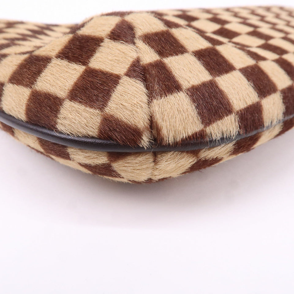 Louis Vuitton Damier Sauvage Tiger Hand Bag Brown M92132