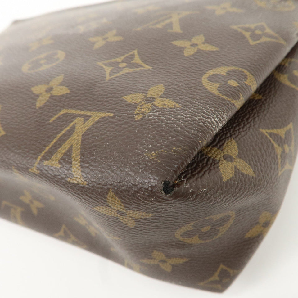 Louis Vuitton Monogram Pallas Beauty Case Brown Red M64123