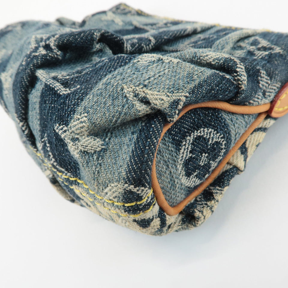 Louis Vuitton Monogram Denim Trousse Raye Pouch Blue M95335