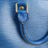 Louis Vuitton Epi Speedy 25 Hand Bag Boston Bag Blue M43015