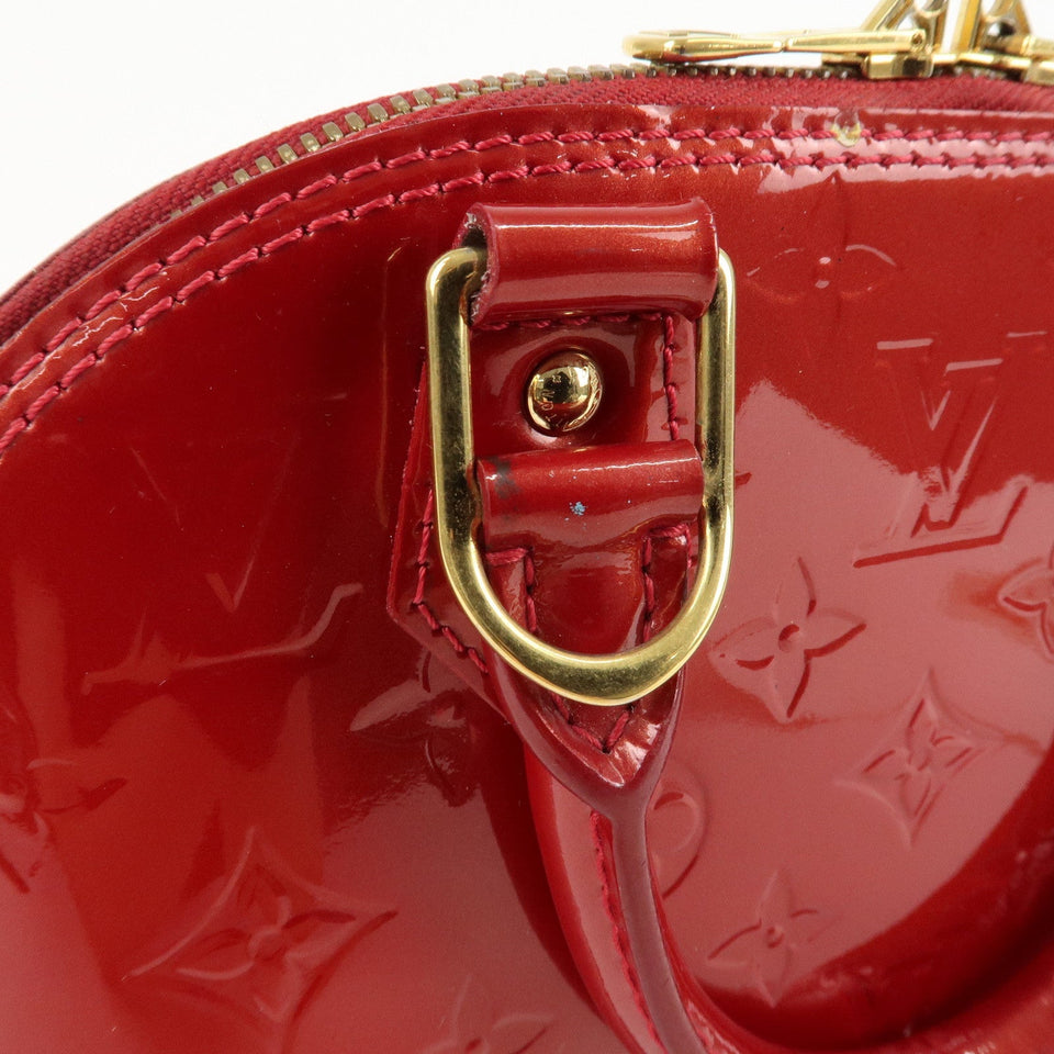 Louis Vuitton Monogram Vernis Alma BB Cerise Hand Bag M90174