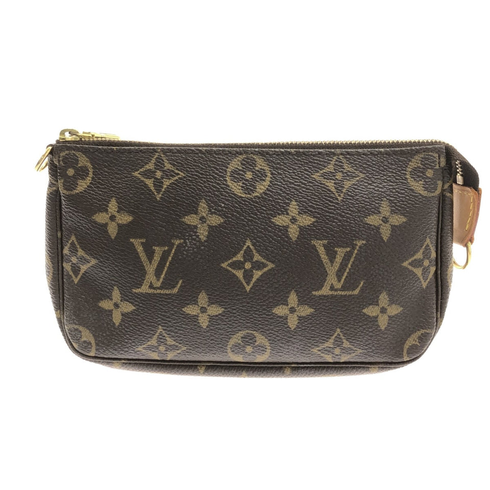 Louis Vuitton Pochette Accessoire  Canvas Clutch Bag