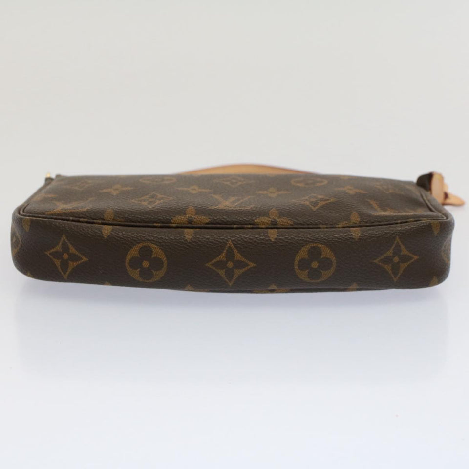 Louis Vuitton Pochette Accessoire  Canvas Clutch Bag