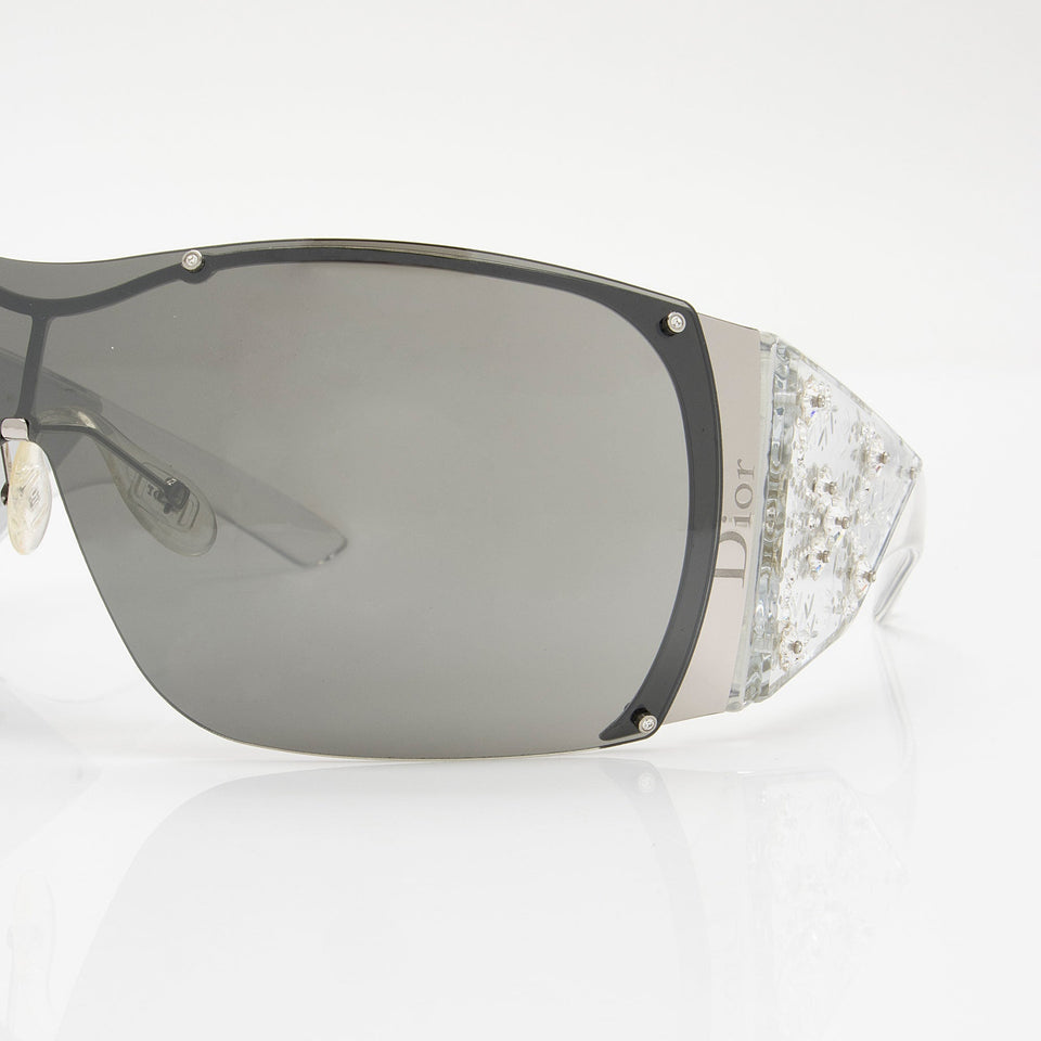 Dior Limited Edition Crystal Grand Salon X Shield Sunglasses