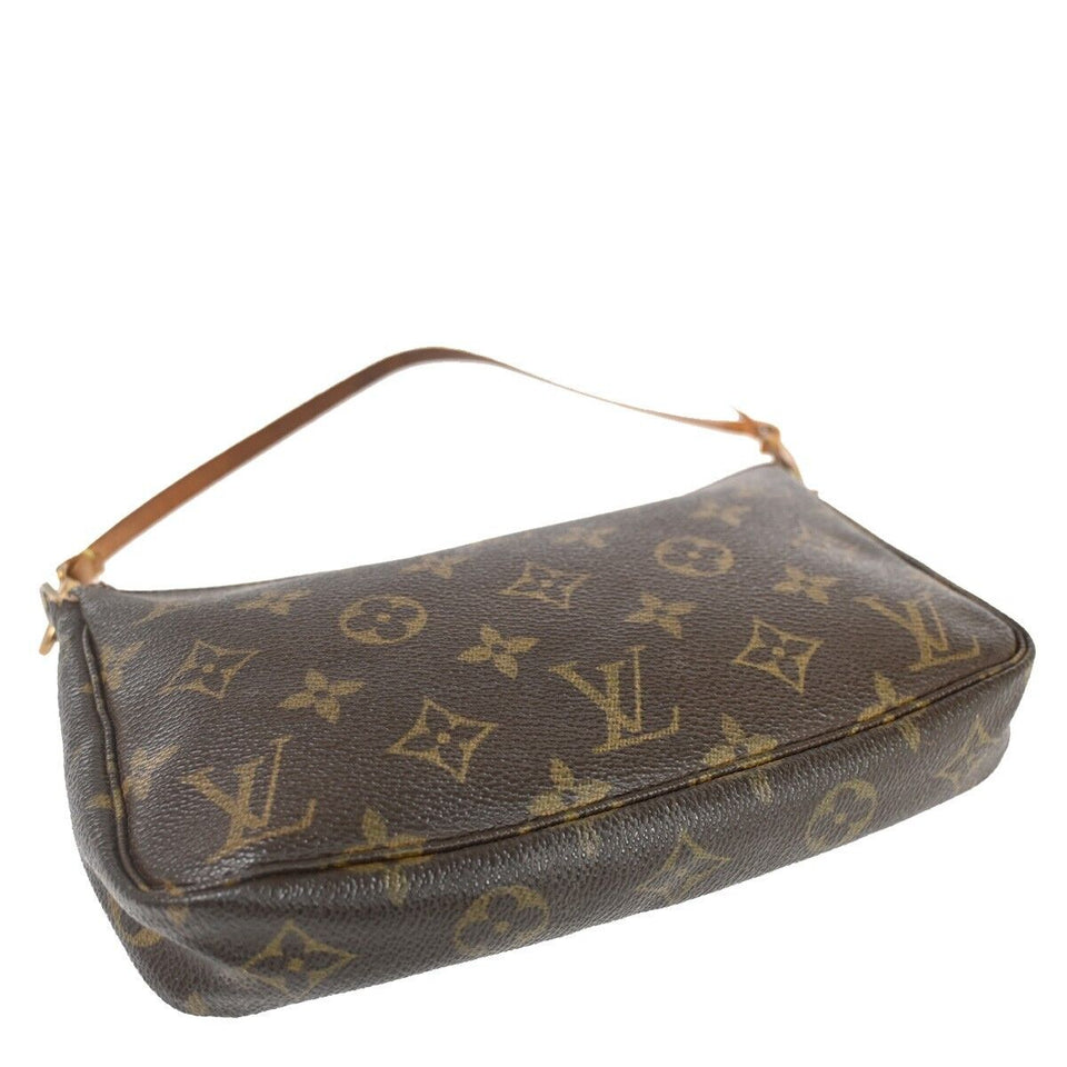 Louis Vuitton Pochette Accessoires  Canvas Clutch Bag