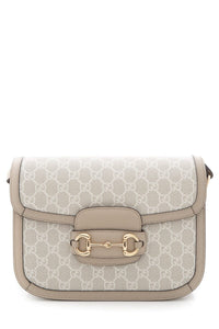 Gucci GG Supreme Monogram Horsebit 1955 Cream & Beige Handbag