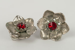 Boucles d'oreilles "fleur" Christian Dior