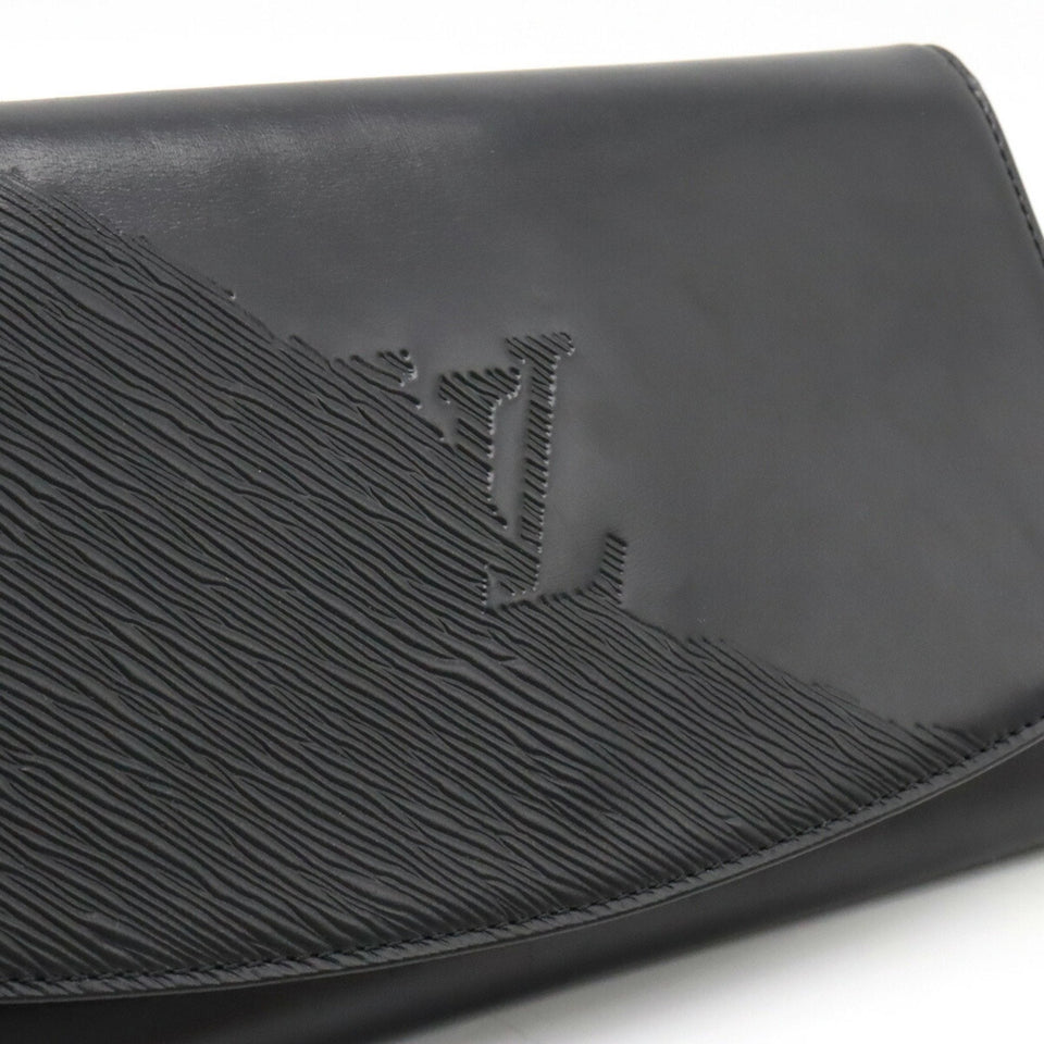 Louis Vuitton Aegean  Leather Clutch Bag