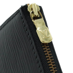 Louis Vuitton Pochette Accessoire  Leather Clutch Bag