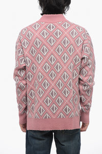 Dior Cashmere Blend DIAMOND V Neck Sweater