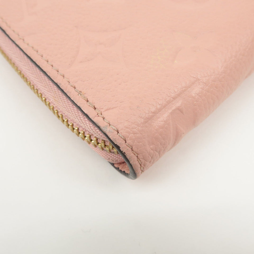 Louis Vuitton Monogram Empreinte Zippy Wallet Rose Poudre M64090