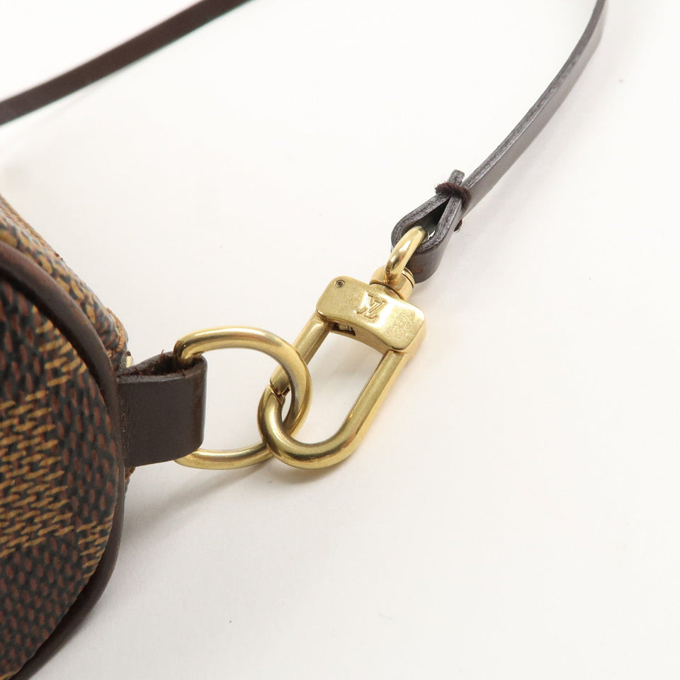 Louis Vuitton Damier Mini Pouch for Papillon Bag Brown