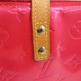 Louis Vuitton Monogram Vernis Lead PM Hand Bag Fuchsia Pink M91221
