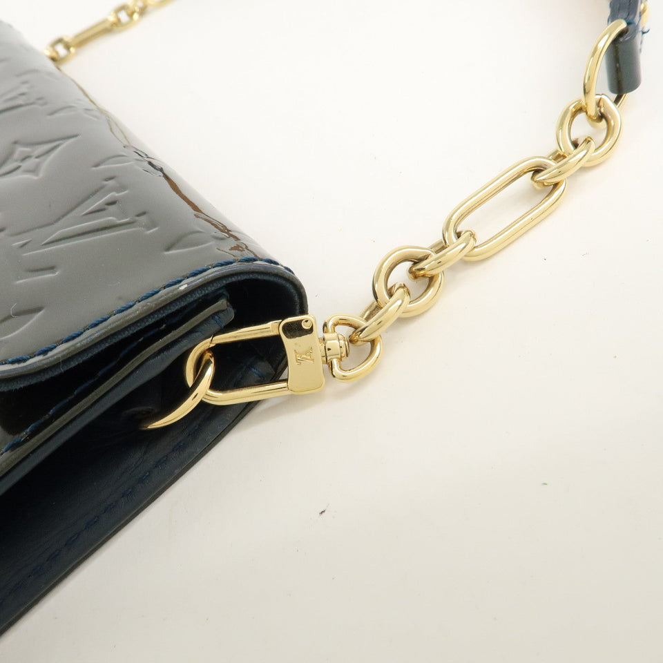 Louis Vuitton Monogram Vernis Sunset Bluebird Shoulder Bag M93680