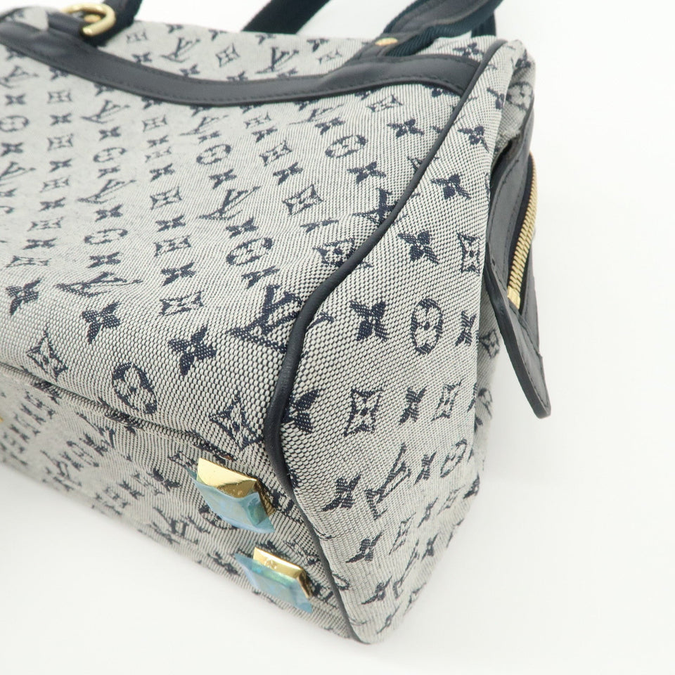 Louis Vuitton Monogram Mini Josephine PM Hand Bag Blue M92214