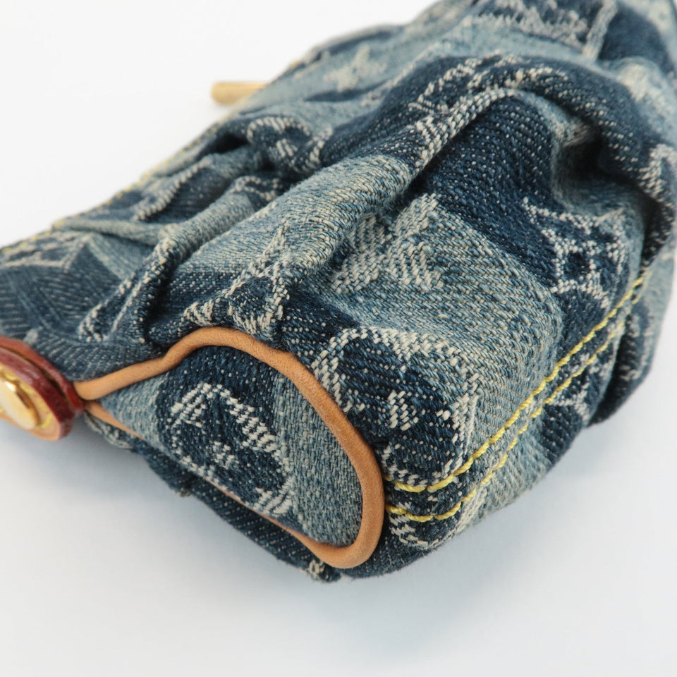 Louis Vuitton Monogram Denim Trousse Raye Pouch Blue M95335