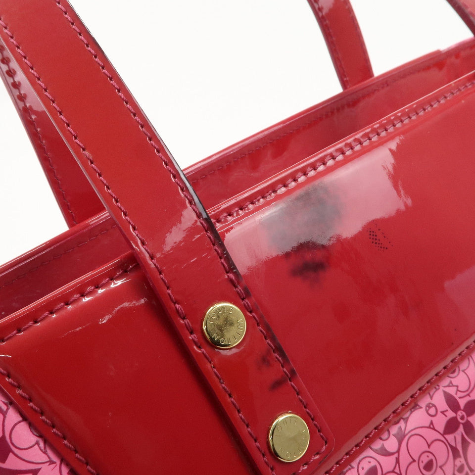 Louis Vuitton Cosmic Blossom PM Tote Bag Rose Pink Murakami M93160
