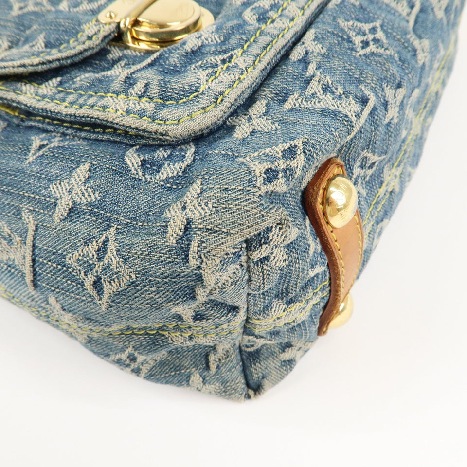 Louis Vuitton Monogram Denim Baggy GM Shoulder Bag M95048