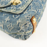 Louis Vuitton Monogram Denim Baggy GM Shoulder Bag M95048
