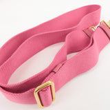 Prada Logo Canapa Mini Canvas 2Way Tote Bag Pink 1BG439