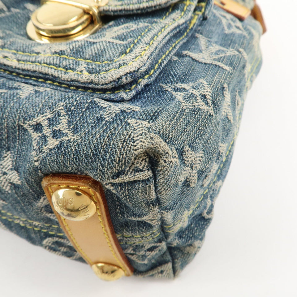 Louis Vuitton Monogram Denim Baggy PM Shoulder Bag M95049