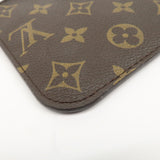 Louis Vuitton Monogram Pouch For Neverfull PM Brown Fuchsia