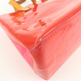 Louis Vuitton Monogram Vernis Lead PM Hand Bag Fuchsia Pink M91221