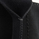 Prada Canapa Canvas Tote Bag Hand Bag Black BN1877