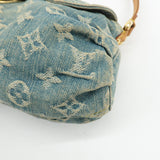 Louis Vuitton Monogram Denim Mini Pleaty Shoulder Bag M95050