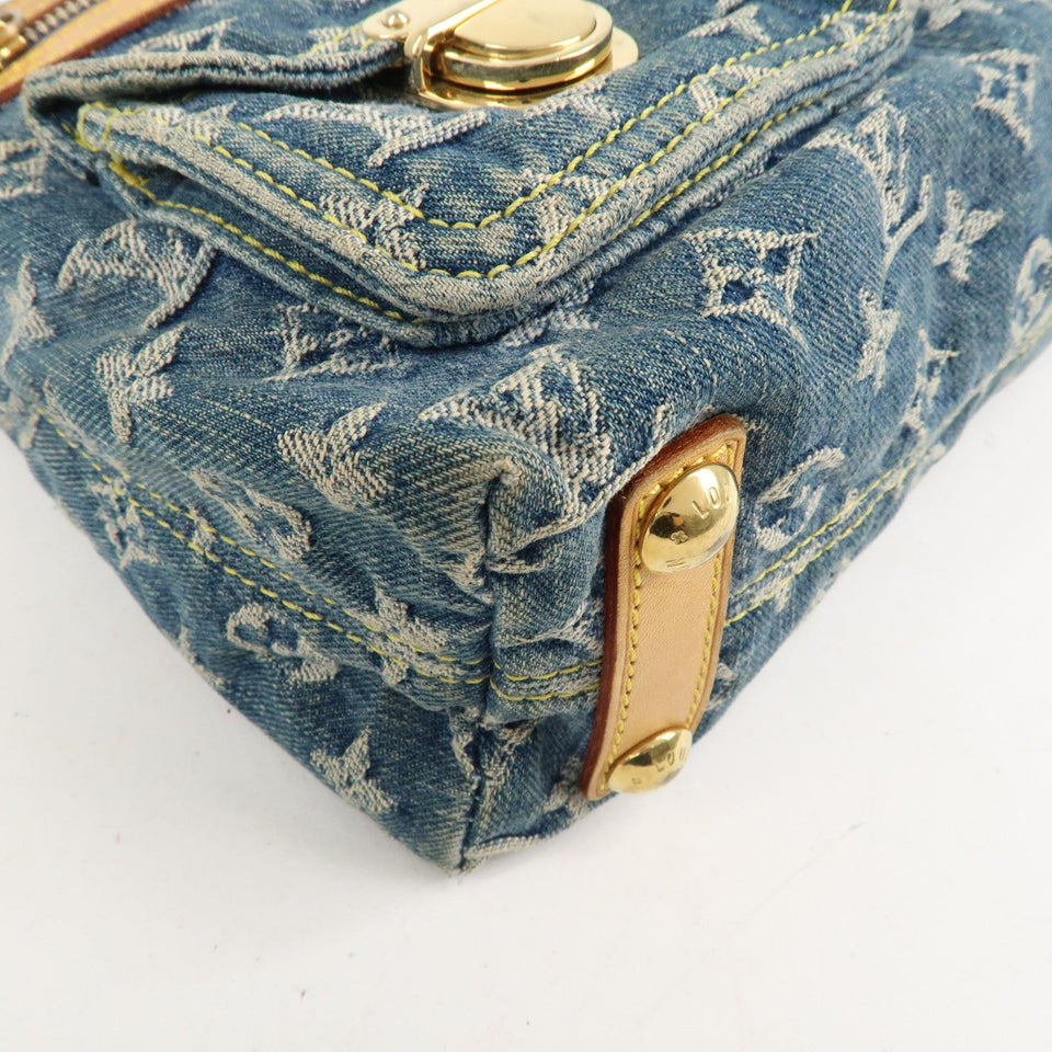 Louis Vuitton Monogram Denim Baggy PM Shoulder Bag M95049