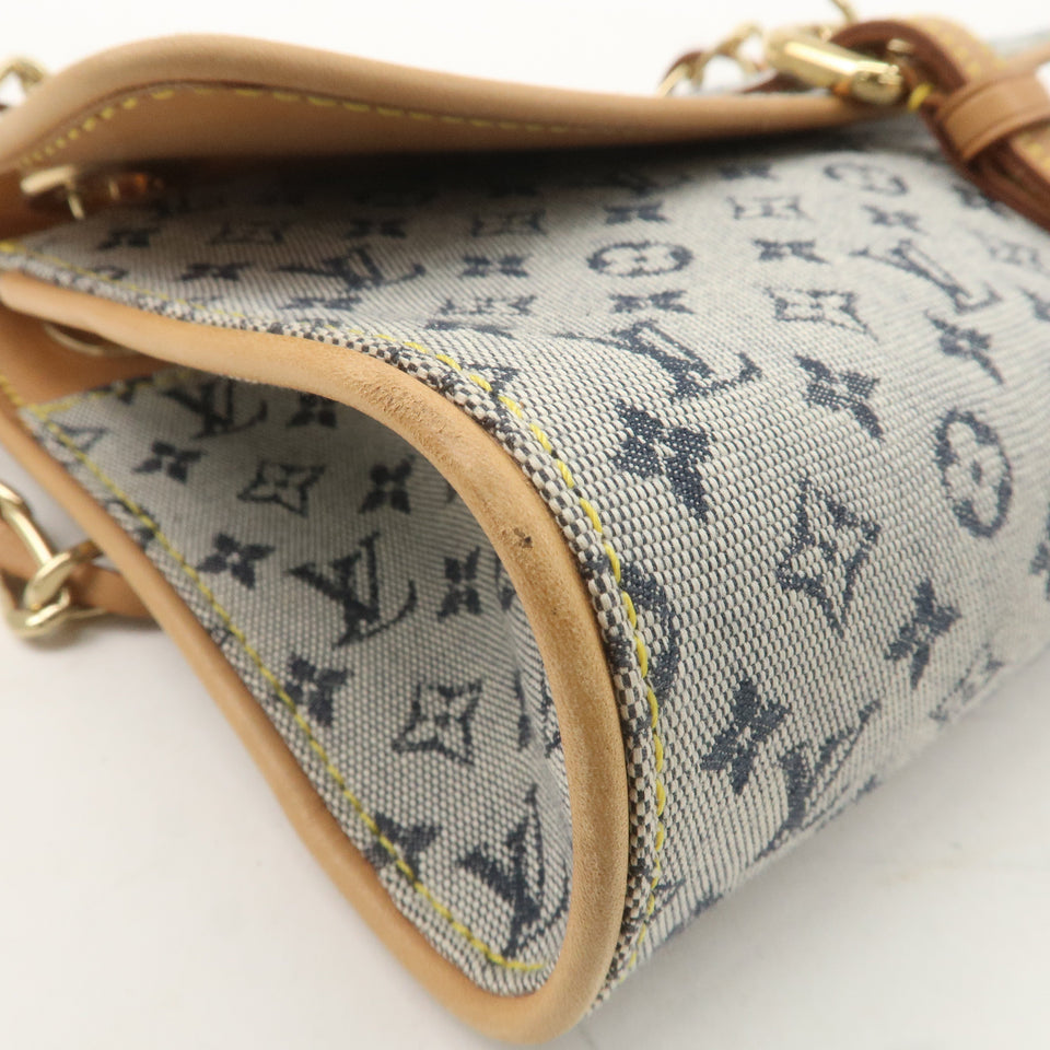 Louis Vuitton Monogram Mini Camille Shoulder Bag Blue M92002