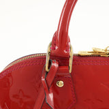 Louis Vuitton Monogram Vernis Alma PM Rose Indien Hand Bag M91770