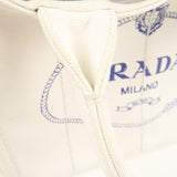 Prada Canapa Mini Canvas 2Way Tote Bag Hand Bag White 1BG439