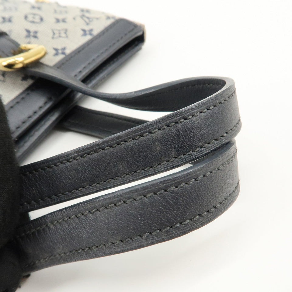 Louis Vuitton Monogram Mini Francoise Shoulder Bag Blue M92208