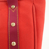Louis Vuitton Antigua Cabas MM Tote Bag Hand Bag Rouge M40034