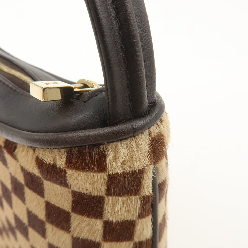 Louis Vuitton Damier Sauvage Tiger Hand Bag Brown M92132
