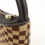 Louis Vuitton Damier Sauvage Tiger Hand Bag Brown M92132