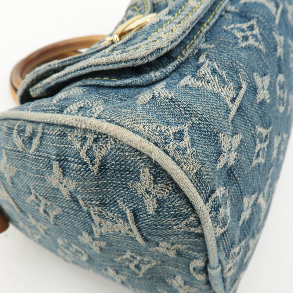 Louis Vuitton Monogram Denim Neo Speedy Boston Bag Blue M95019