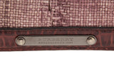 Burberry Purple Raffia Clutch