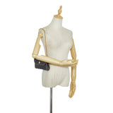 Dior Chain Flap Bag Grey Honeycomb Canvas