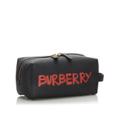 Burberry Black Others Leather Graffiti Clutch Bag United Kingdom