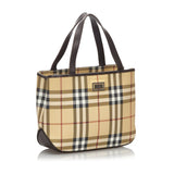 Burberry Black Canvas Fabric Nova Check Handbag United Kingdom