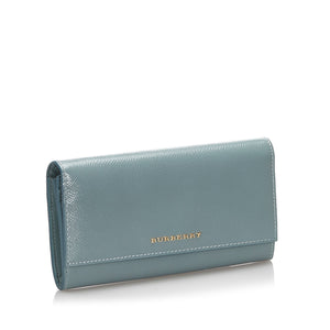 Burberry Gray Others Leather Long Wallet United Kingdom