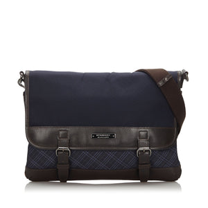 Burberry Blue Navy Others Canvas Crossbody Bag United Kingdom